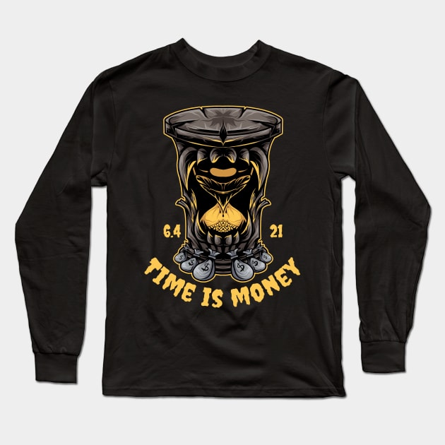 Hourglass ( Tiime Is Money) Long Sleeve T-Shirt by can.beastar